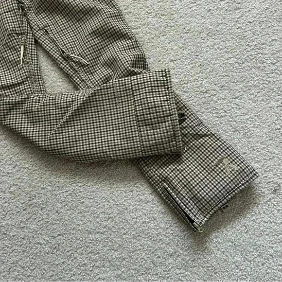 Special Blend Revolver Waterproof 15K Ski Snowboarding Pants Men XS Beige Plaid - Picture 3 of 16